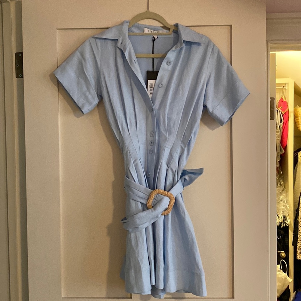 Hunter Bell Liza Dress in blue